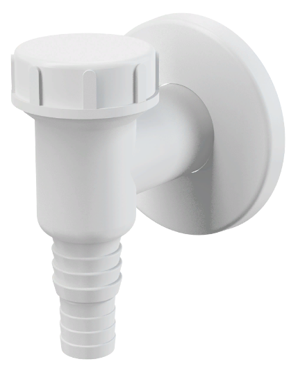 ALCAPLAST APS2 Сифон для стиральной машины наружный, белый