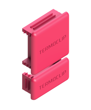 TERMOCLIP 09379004 Заглушка пластмассовая для профиля и консолей 21xx41,  мм