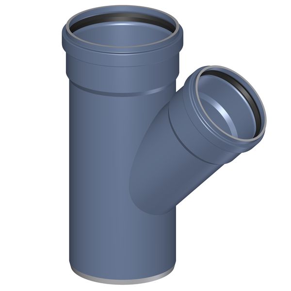 POLOPLAST P2240 POLO-KAL NG Тройник PKEA DN/OD 160/125, 45°, синий