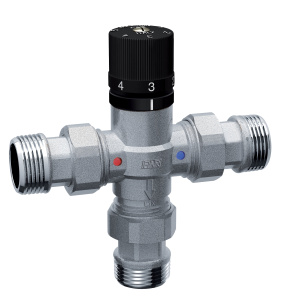FAR FA 3956 12 TermoFAR Смеситель термостатический 1/2", американки, Tmax=95°С