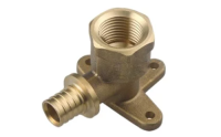 HEIMSHAFT 89216720 ProfiThermROHR Уголок с настенным креплением 16x1/2", с гильзой, латунь
