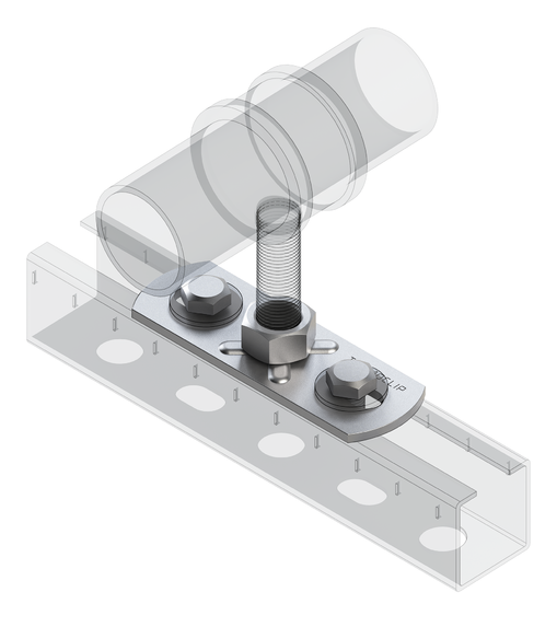 TERMOCLIP 09124001 Пластина опорная для средних нагрузок 4F2 40x15x120, 4 мм