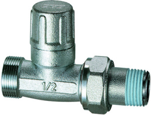 FAR FV 1300 C12  Вентиль запорный прямой, 1/2", М24х19 (аналог FV 1305 C12)