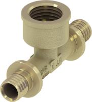 TECE 709811 TECEflex Тройник 90* с внутренней  резьбой, 63 х 3/4" х 63, бронза