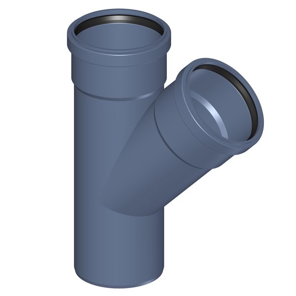 POLOPLAST P2230 POLO-KAL NG Тройник PKEA DN/OD 110/110, 45°, синий