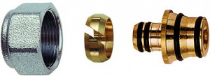 FAR FC 6055 80204  Концовка дляпластиковой труб, 20х2, с накидной гайкой М24х19