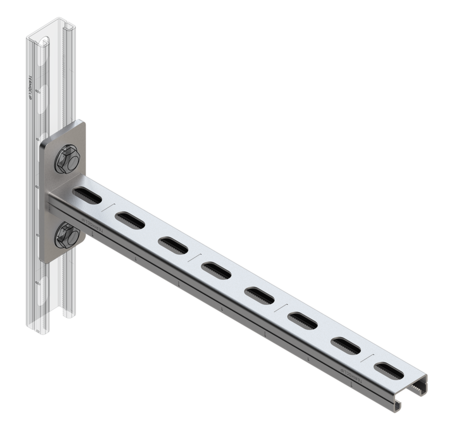 TERMOCLIP 09371005 Монтажная консоль ТСА 41x21x600, 2 мм