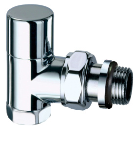 FAR FL 0138 12P  Вентиль запорный угловой, 1/2" ВР (сереб.), EPDM / аналог FL 0165