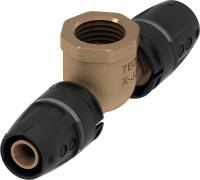 TECE 8713408 TECElogo Тройник 90* с внутренней резьбой 63  х 1 1/2" х 63 , бронза