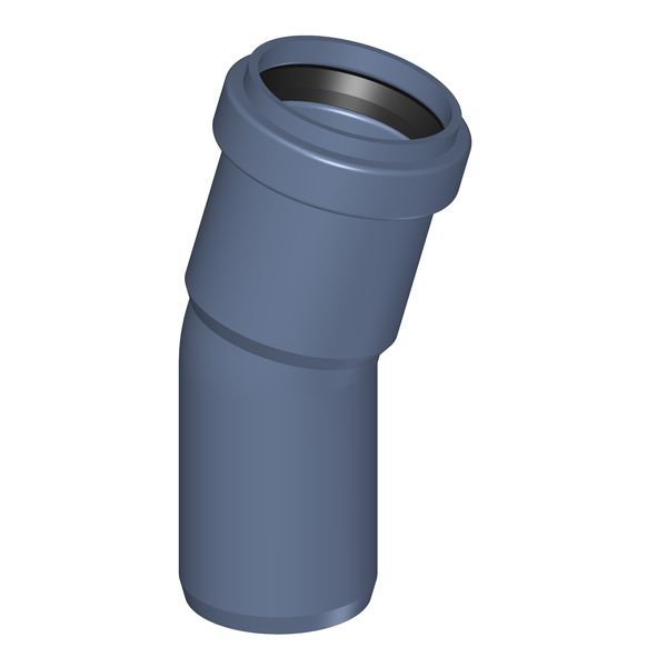 POLOPLAST P2100 POLO-KAL NG Отвод PKB DN32, 15°, синий