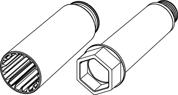 TECE 704802 TECEflex Монтажная заглушка 1/2 Seal System с гидроизоляционной муфтой
