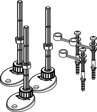 TECE 674000 TECEdrainprofile Комплект опор