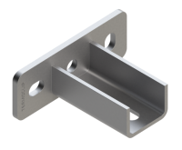 TERMOCLIP 09255002 Фланец седельный поперечный 38-41 6F2 50x90x136, 6,0 / 4,0 мм