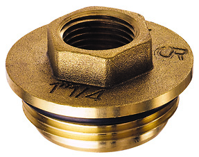 FAR FK 4199 134  Переходник 1"х3/4", НР-ВР, с уплотнением, латунный