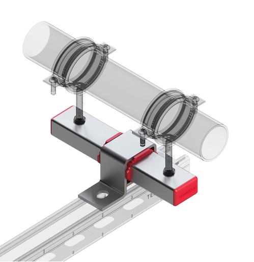 TERMOCLIP 09413002 Опора скользящая В40x25 F2
 120x50x200,  мм