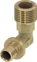 TECE 767520 TECEflex Уголок соединительный с ниппелем TECEflex 20 х 1/2'', латунь