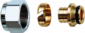 FAR FC 6075 58845  Концовка для пластиковых труб, 16х2,2 евроконус 1/2"