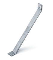 TERMOCLIP 09106001 Опора усиливающая 45˚ 28 L240 2,5F2 28x50x282, 2,5 мм