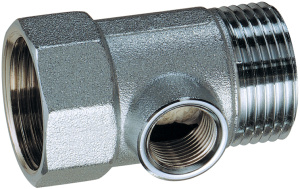 FAR FK 3431 1  Вставка 1", НР-ВР, для термометра, хромированная