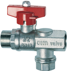 FAR FS 3043 12  Кран шаровой 1/2" -М24х19 с фильтром