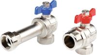 TECE 77381002 TECEfloor Группа присоединения коллектора, угловая, 3/4" х 1"