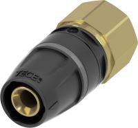 TECE 8610003 TECElogo Соединение прямое с внутренней резьбой TECElogo 20 х 1/2", латунь