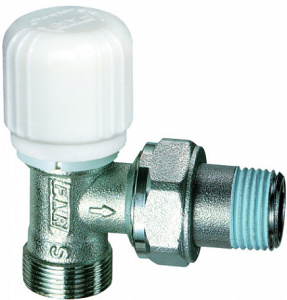 FAR FT 1610 C12  Вентиль термостатический угловой, 1/2", М24х19 (аналог FT 1611 C12)