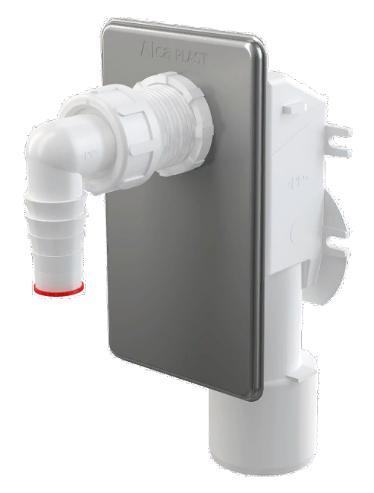 ALCAPLAST APS3 Сифон для стиральной машины под штукатурку, DN40/DN50, нержавеющая сталь