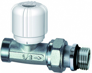 FAR FT 1638 C12  Вентиль термостатический прямой с преднастройкой, 1/2"М24х19, EPDM