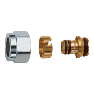 FAR FC 6076 44839  Концовка дляпластиковой . труб 18х2 евроконус 3/4"