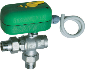 FAR FA 300522 140 ZonaFAR Кран шаровой 3-х ходовой, моторизованный, 1", ВР-НР, зонный, 220 В, 40 сек