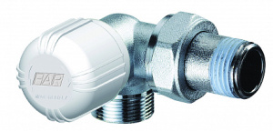 FAR FT 1617 C12  Вентиль термостатический трехосевой, левосторонний, 1/2", М24х19