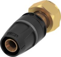 TECE 8733202 TECElogo Соединение прямое с накидной гайкой 16 х  3/4", бронза