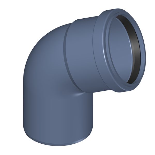 POLOPLAST P2133 POLO-KAL NG Отвод PKB DN75, 67,5°, синий