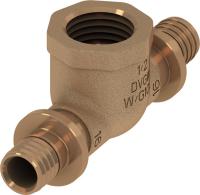 TECE 709807 TECEflex Тройник 90* с внутренней резьбой TECEflex, 50 х 11/4" х 50, бронза