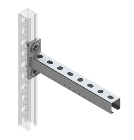 TERMOCLIP 09242005 Монтажная консоль ТСА 38x40x600, 2 мм