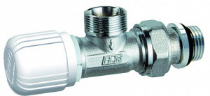 FAR FT 1635 C12  Вентиль термостатический угловой, с горизонтальной буксой, 1/2", М24х19, EPDM