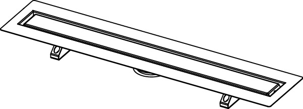 TECE 650700 TECEdrainline Канал дренажный для укладки натурального камня, 70 см