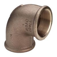 VIEGA 269258 Фитинг резьбовой отвод  90°, 3/4" x 3/4" внутренняя/внутренняя, бронза