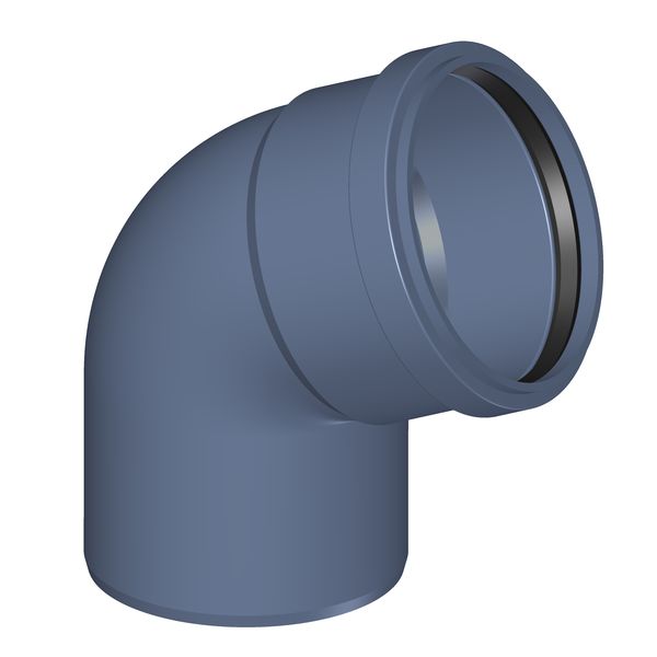 POLOPLAST P2153 POLO-KAL NG Отвод PKB DN125, 67,5°, синий