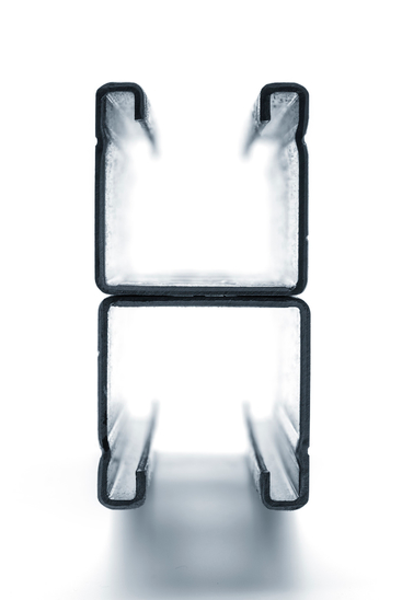 TERMOCLIP 09369103 Профиль монтажный TSC сдвоенный 41x82x6000, 2 мм