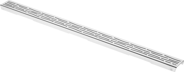 TECE 601560 TECEdrainline Декоративная решетка "organic", нержавеющая сталь, глянец  для душевого канала, прямая 1500