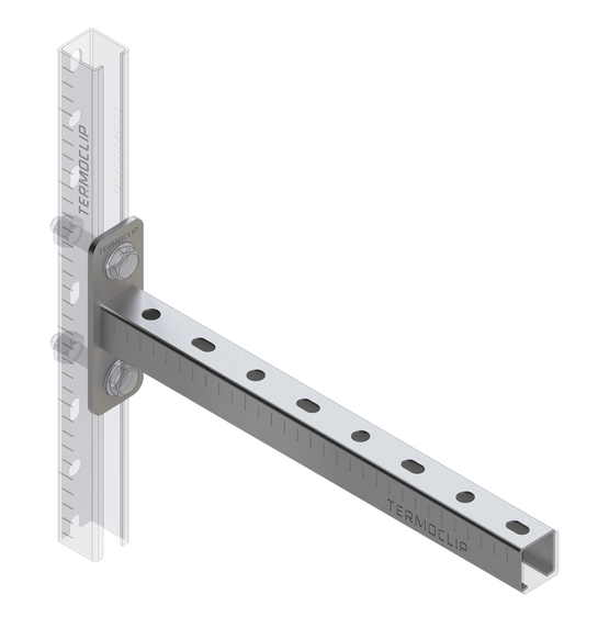 TERMOCLIP 09105006 Монтажная консоль ТСА 30x28x800, 1,8 мм