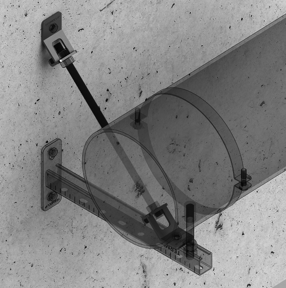 TERMOCLIP 09135001 Скоба 45˚ 4F2 33,5x80x40, 4 мм