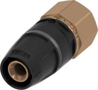 TECE 8713003 TECElogo Соединение прямое с внутренней резьбой 20 х 1/2", бронза