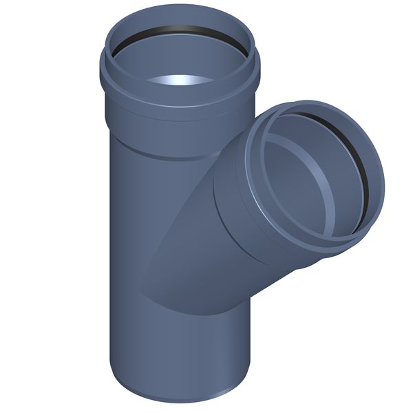 POLOPLAST P2973 POLO-KAL NG Тройник PKEA DN/OD 200/200, 45°, синий