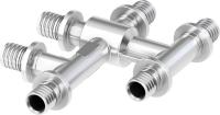 TECE 718503 TECEflex Двойной тройник TECEflex 20 х 16 х 20, латунь