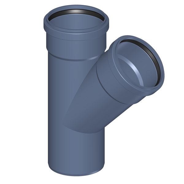 POLOPLAST P2237 POLO-KAL NG Тройник PKEA DN/OD 125/110, 67,5°, синий