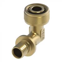 TECE 708631 TECEflex Быстросъемное соединение 16 х 1/2" TECEflex, угловое, кремнистая бронза