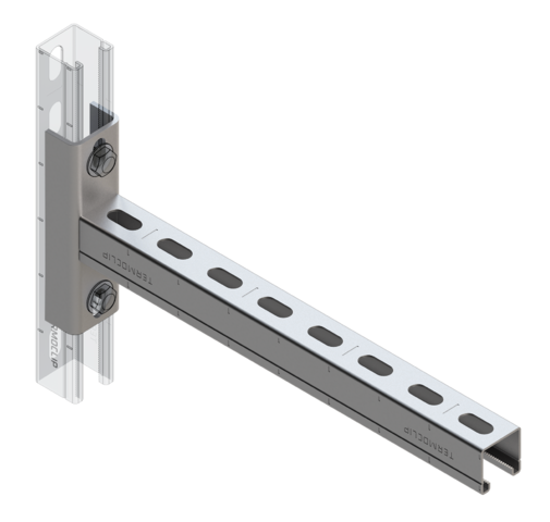 TERMOCLIP 09392003 Консоль седельная 41x41x400, 2 мм
